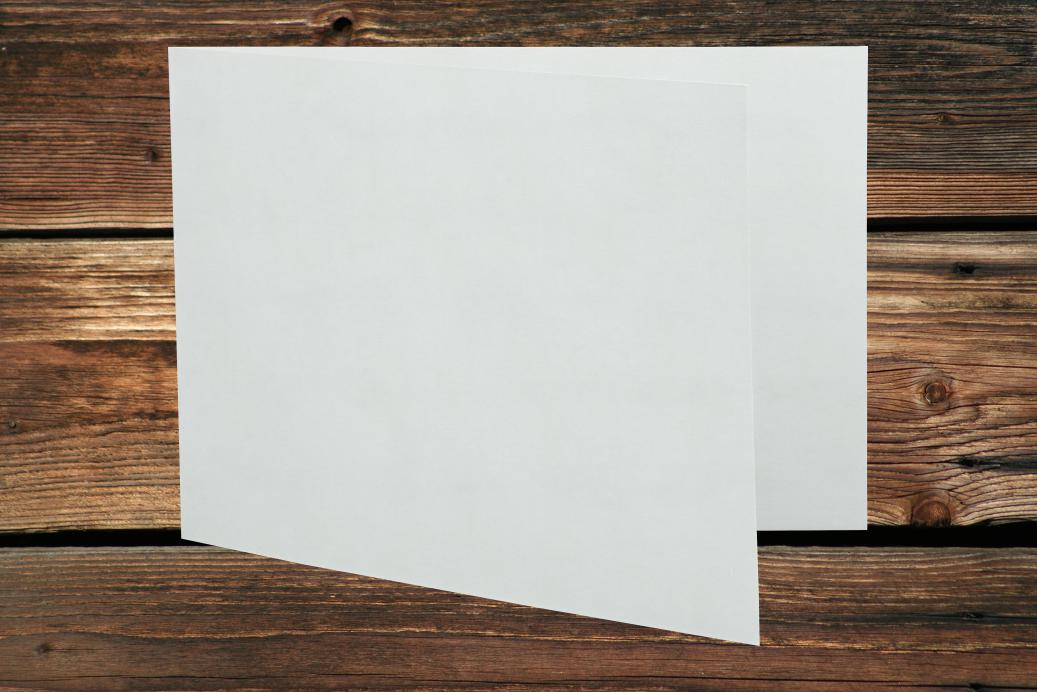 Klappkarten 110x170/340 mm langdoppelt Silbergrau 230 g/qm